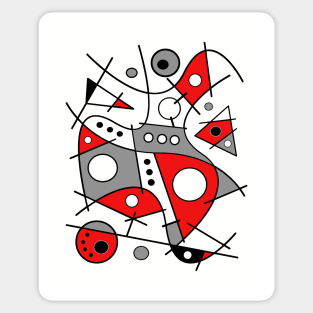 Harlequin Dancer No. 1 Sticker